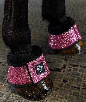 BELL BOOTS SUPER SPARKLY PINK TEDDY BLACK