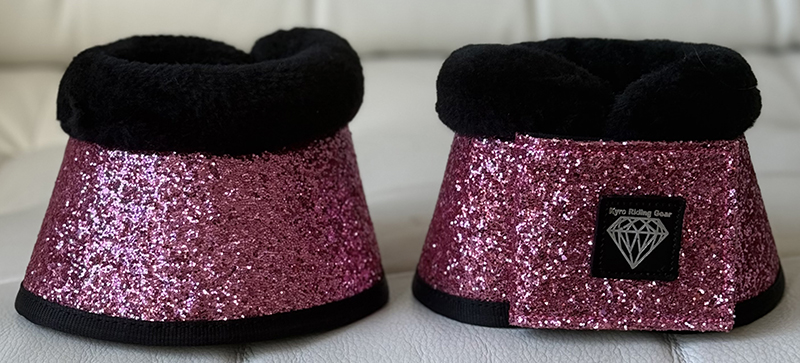 BELL BOOTS SUPER SPARKLY PINK TEDDY BLACK - 2