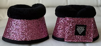 BELL BOOTS SUPER SPARKLY PINK TEDDY BLACK