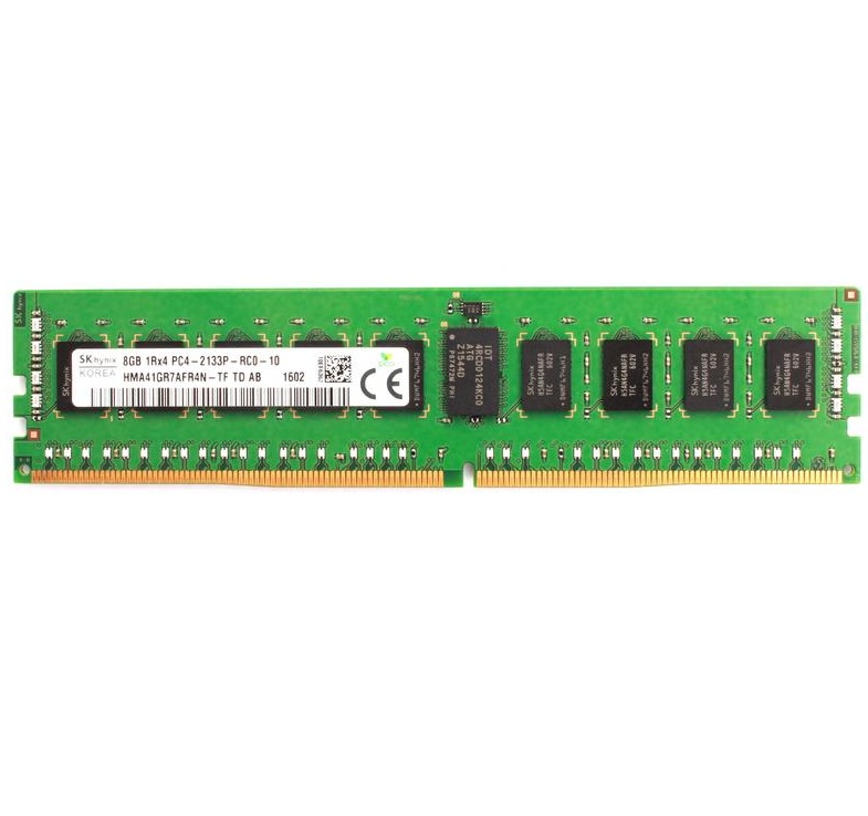 SK Hynix 8GB (1x 8GB) DDR4-2133 RDIMM PC4-17000P-R Single Rank x4 Module RAM Minne HMA41GR7AFR4N-TF (VMB*)