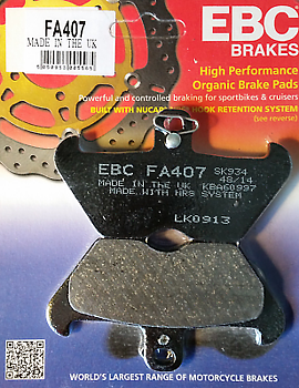 Bromspads EBC  BMW (34 11 2 310  983)  FA407/FA407HH
