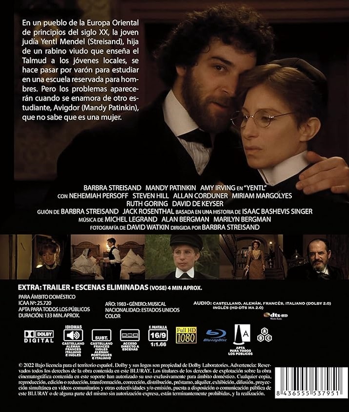 Yentl (ej svensk text) (Blu-ray) - 2