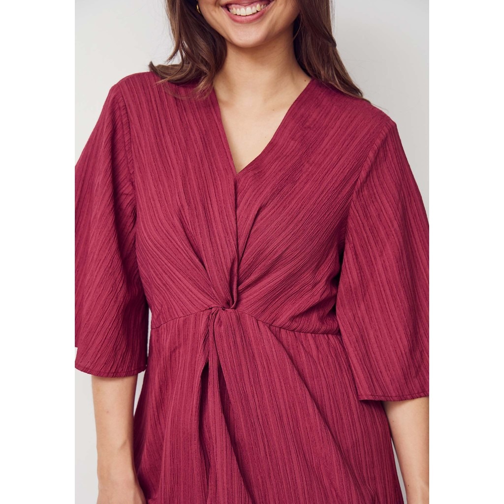 Jenni Dress - Wine - Isay - 3