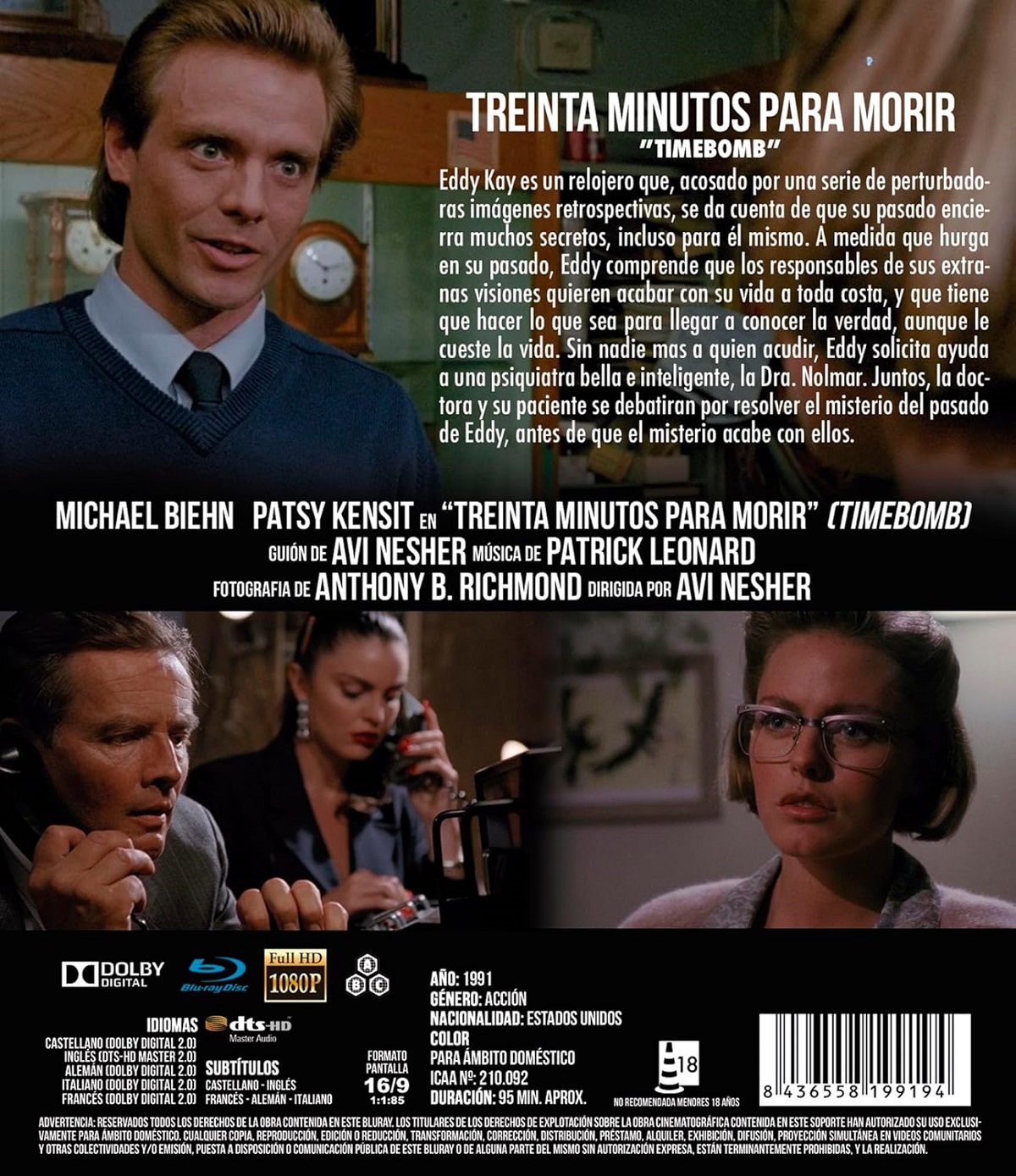 Timebomb (ej svensk text) (Blu-ray) - 2