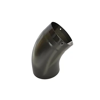 Emaljerad Rörböj 45 Grader ∅ 130 MM SVART