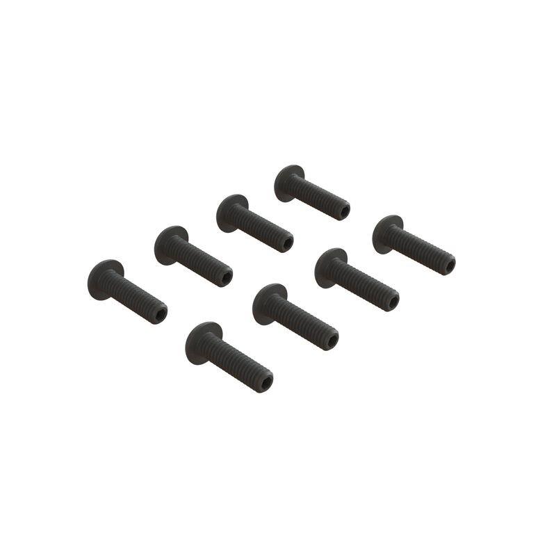 ARRMA Double Socket Button Head Screw, M4 x 14mm (8)