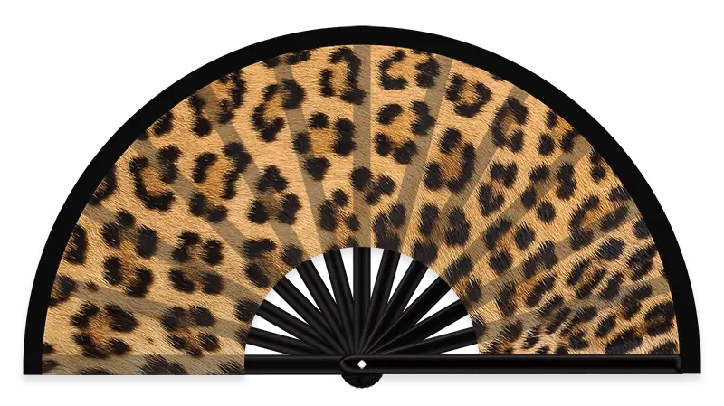 Solfjäder - Black Leopard
