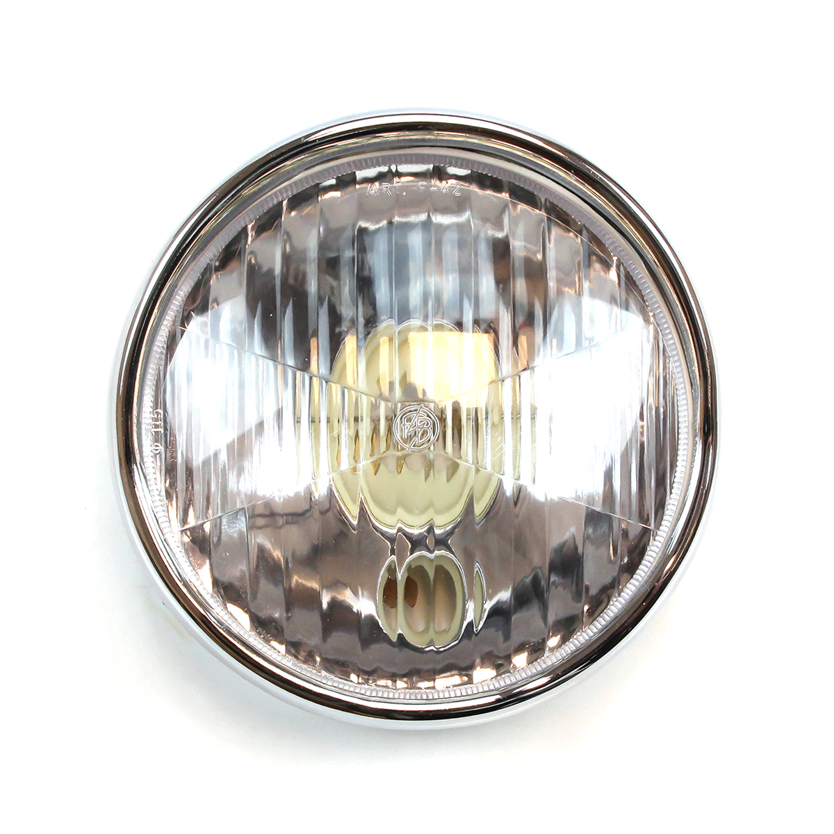 Forlygteindsats med kromring Ø mm.115 VESPA 125-150cc - 3