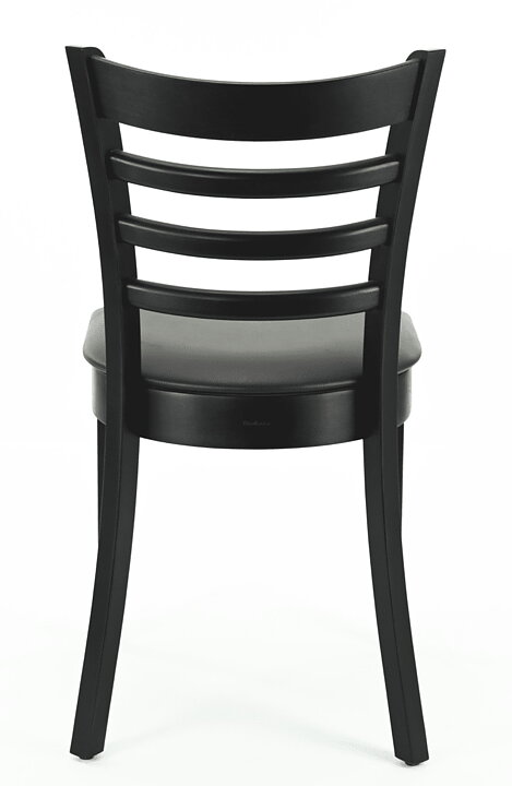 Stol James R, wenge / svart 