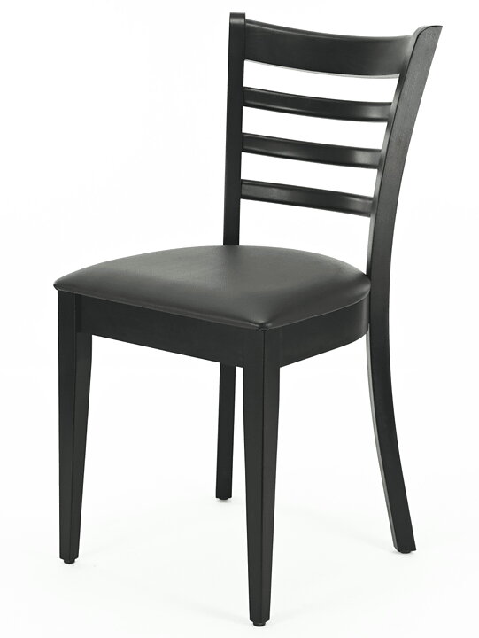 Stol James R, wenge / svart 