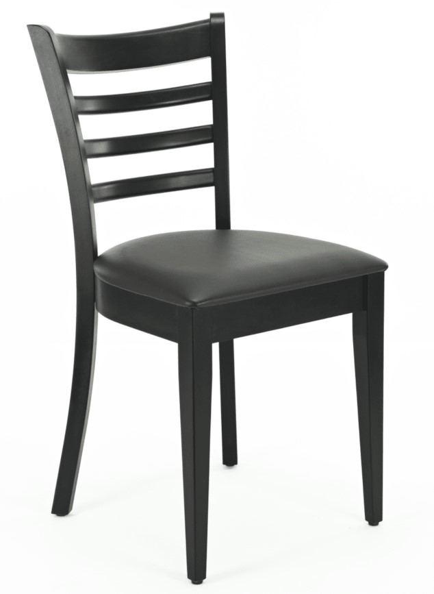Stol James R, wenge / svart 