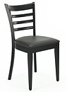 Stol James R, wenge / svart 