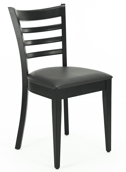 Stol James R, wenge / svart 