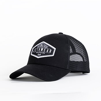 Jethwear Trucker Cap - Rooted Black / White