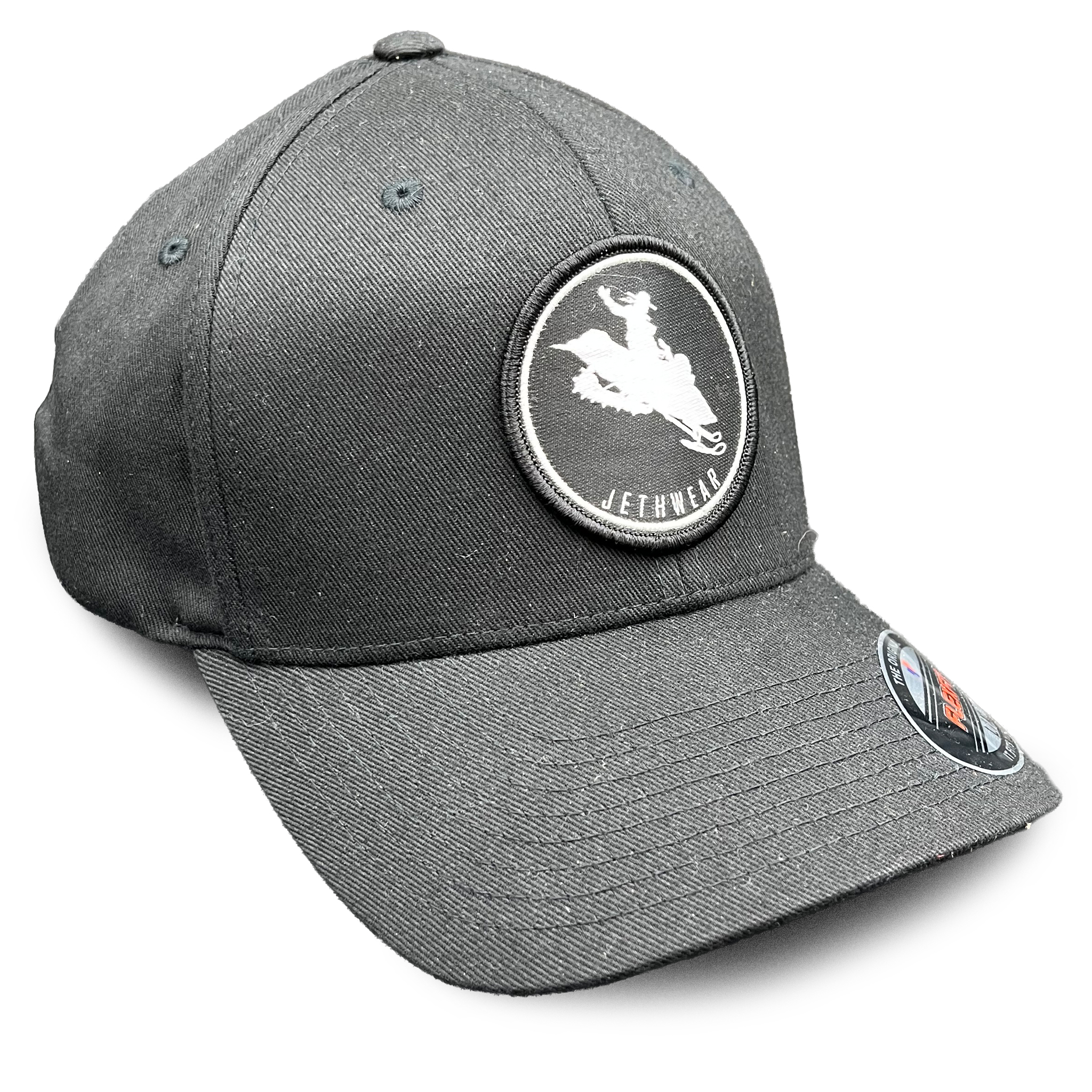 Jethwear FlexFit Cap - Tame The Wild Black / White - 2