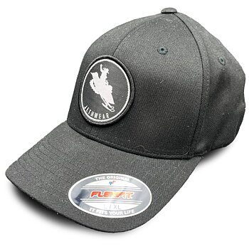 Jethwear FlexFit Cap - Tame The Wild Black / White