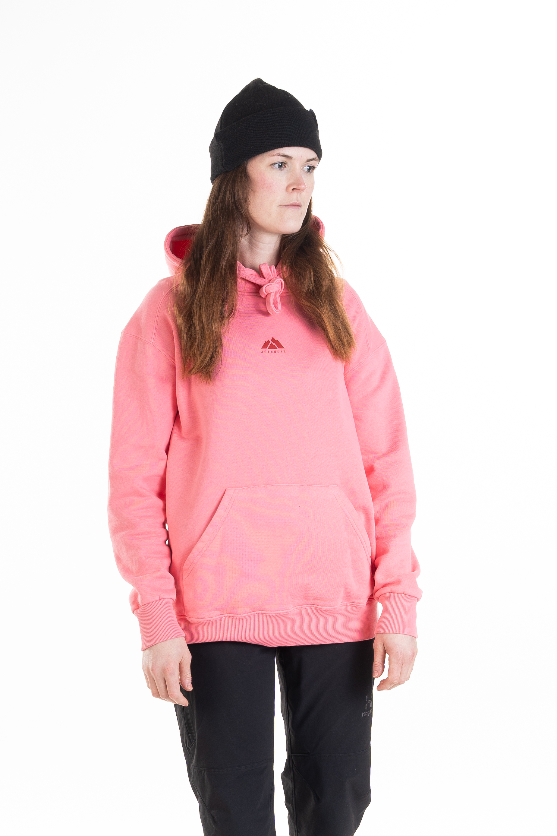 Jethwear Hoodie - Mountains Rose / Red