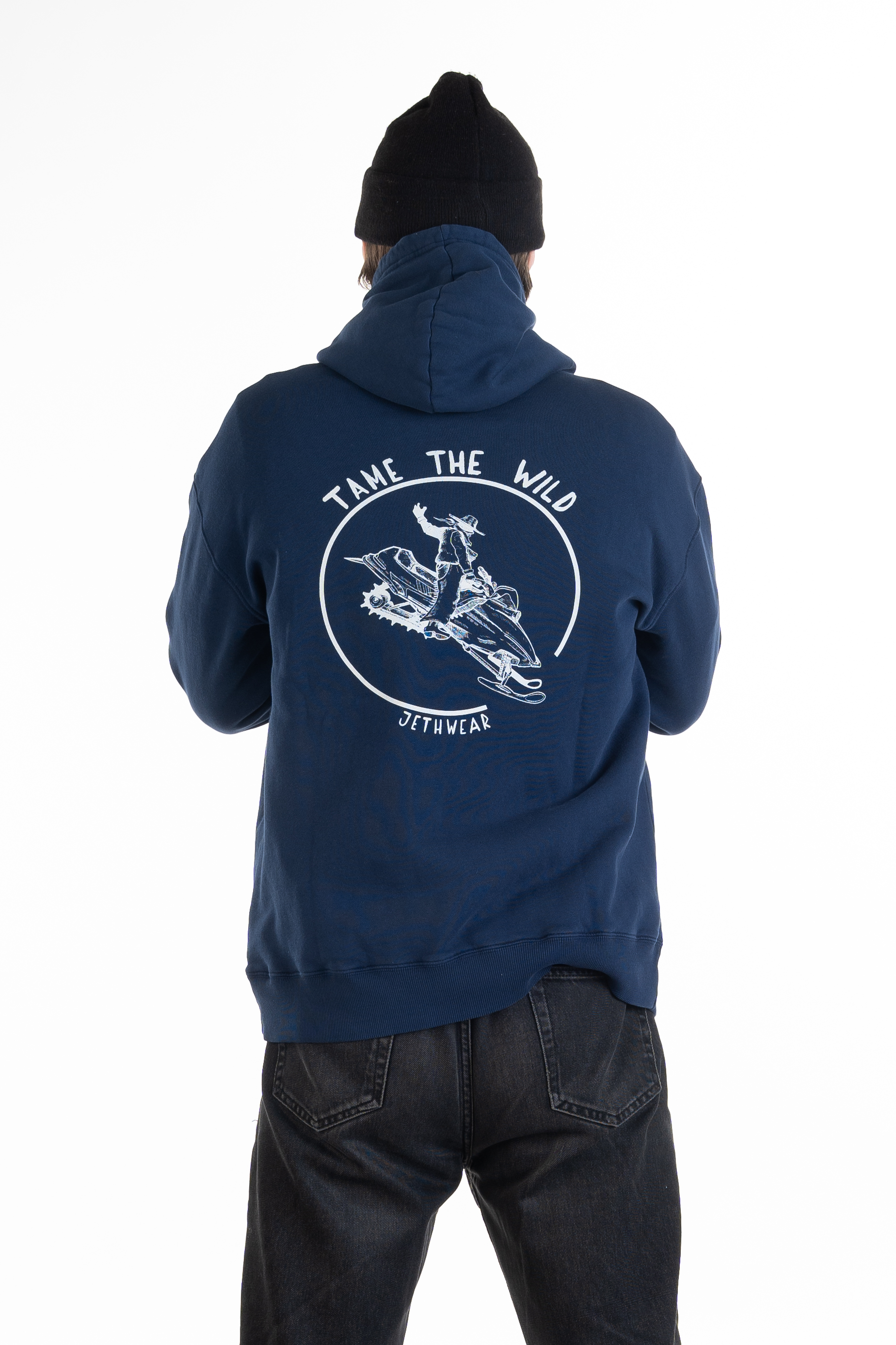 Jethwear Hoodie - Tame The Wild Navy / Light Grey - 2