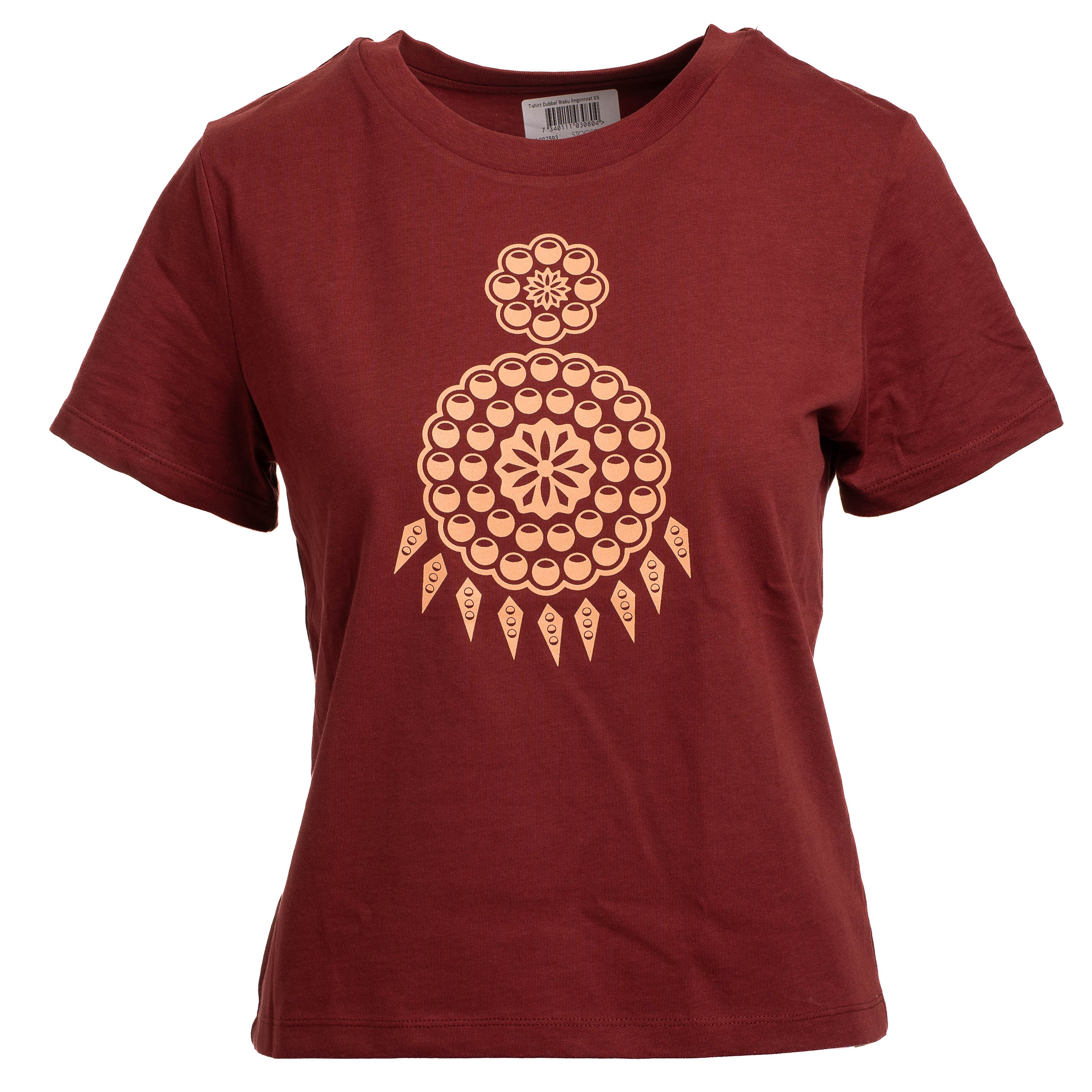 T-shirt Dubbel Risku Lingonrost