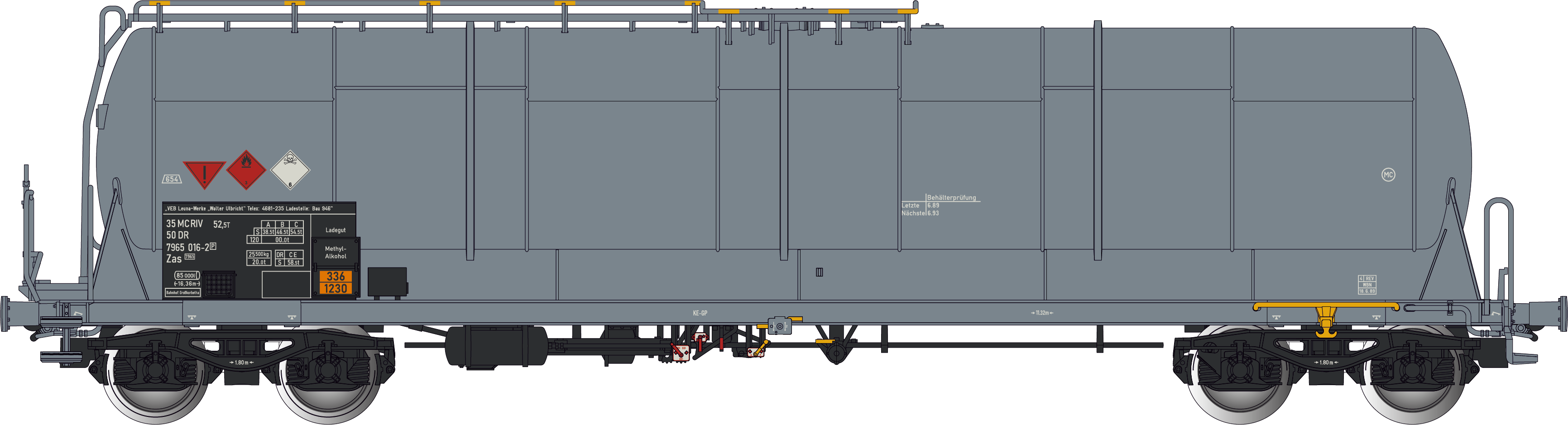 Tankvagn Zas, DR, Ep IV