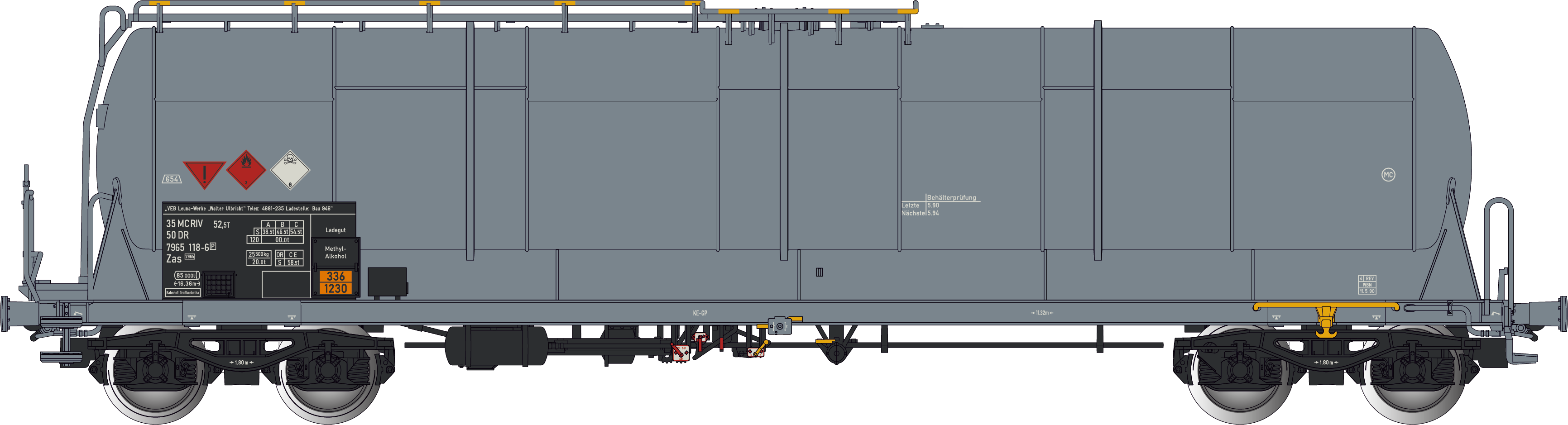 Tankvagn Zas, DR, Ep IV