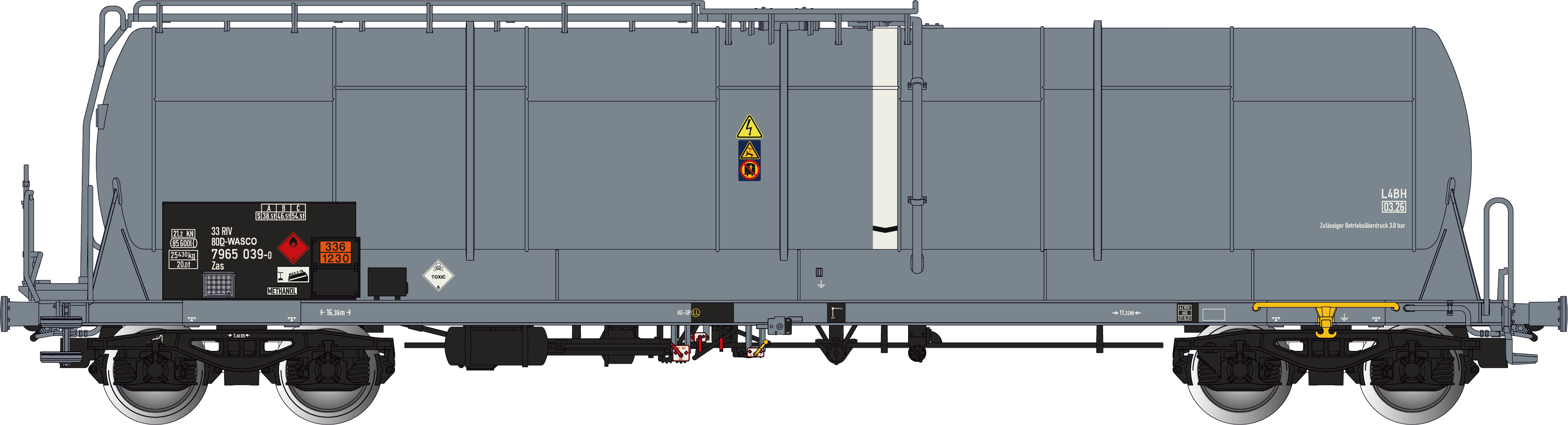 Tankvagn Zas, D-WASCO, Ep VI