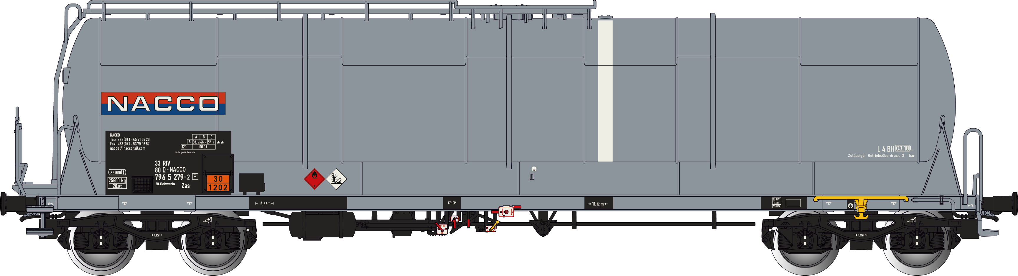 Tankvagn Zas 'NACCO', D-NACCO, Ep VI