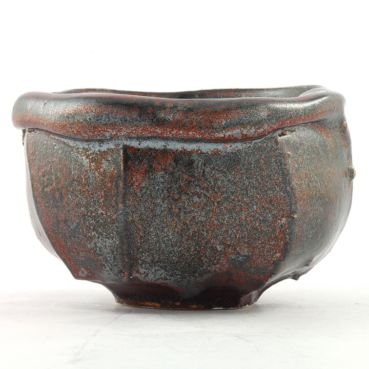 イサク・イサクソン  一点もの  黒/赤色のボウル  茶碗  (11cm)  2000年代  #31