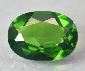 Gema de diópsido de cromo natural suelta calibrada de 7 x 5 mm de alta calidad - 3