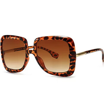 solglasögon 70s Rivera leopard 