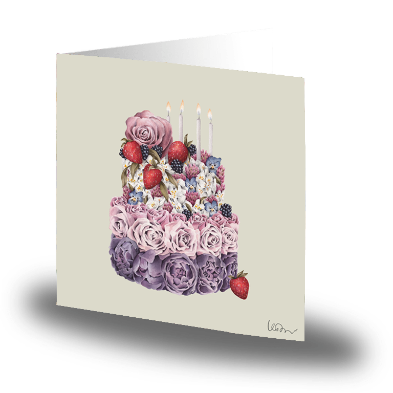Cards By Jojo Tårta Litet Kort