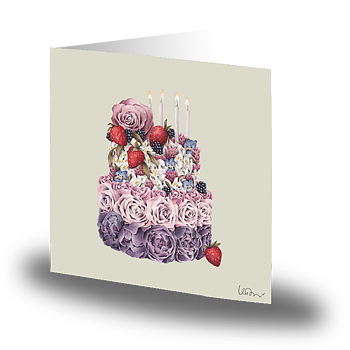 Cards By Jojo Tårta Litet Kort