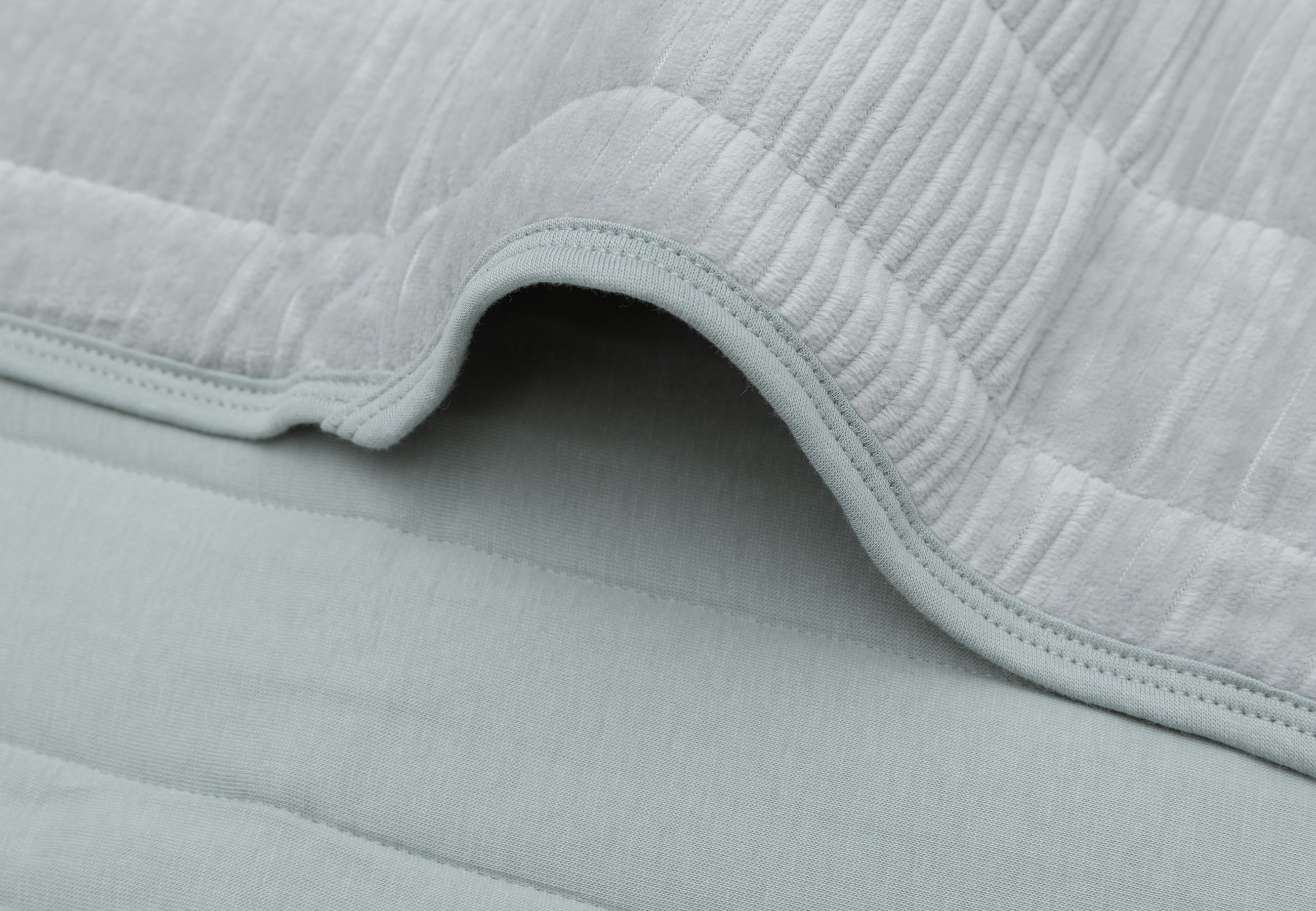 Jollein Filt 75x100cm Velvet Rib Sea Green - 5