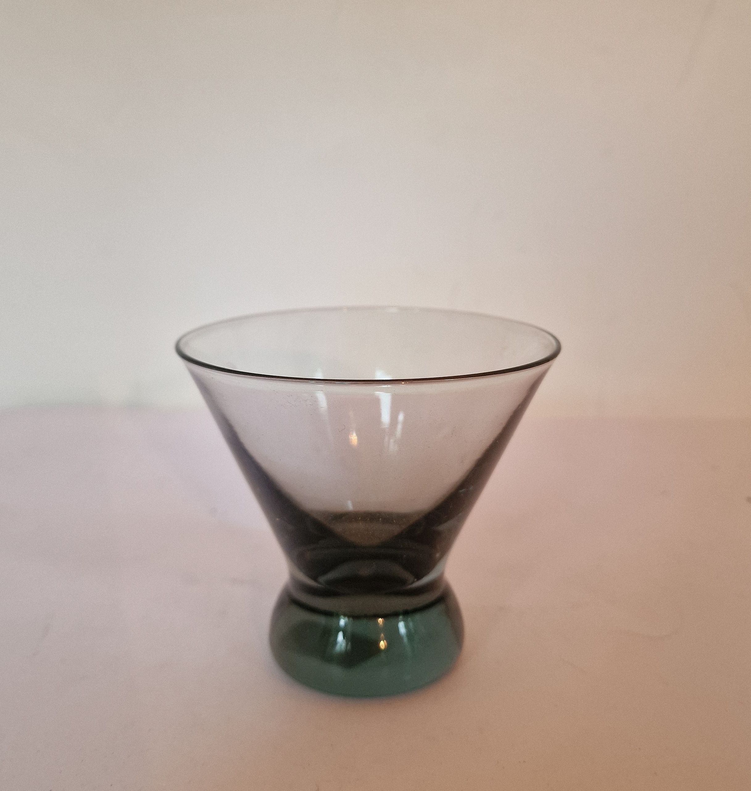 Martini glass gray 1950s
