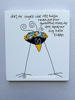 Det är ingen idé att hålla reda på hur gammal man är det ändrar sig hela tiden