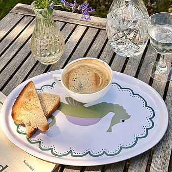 Seahorse  Oval Serving Tray - 31x22cm