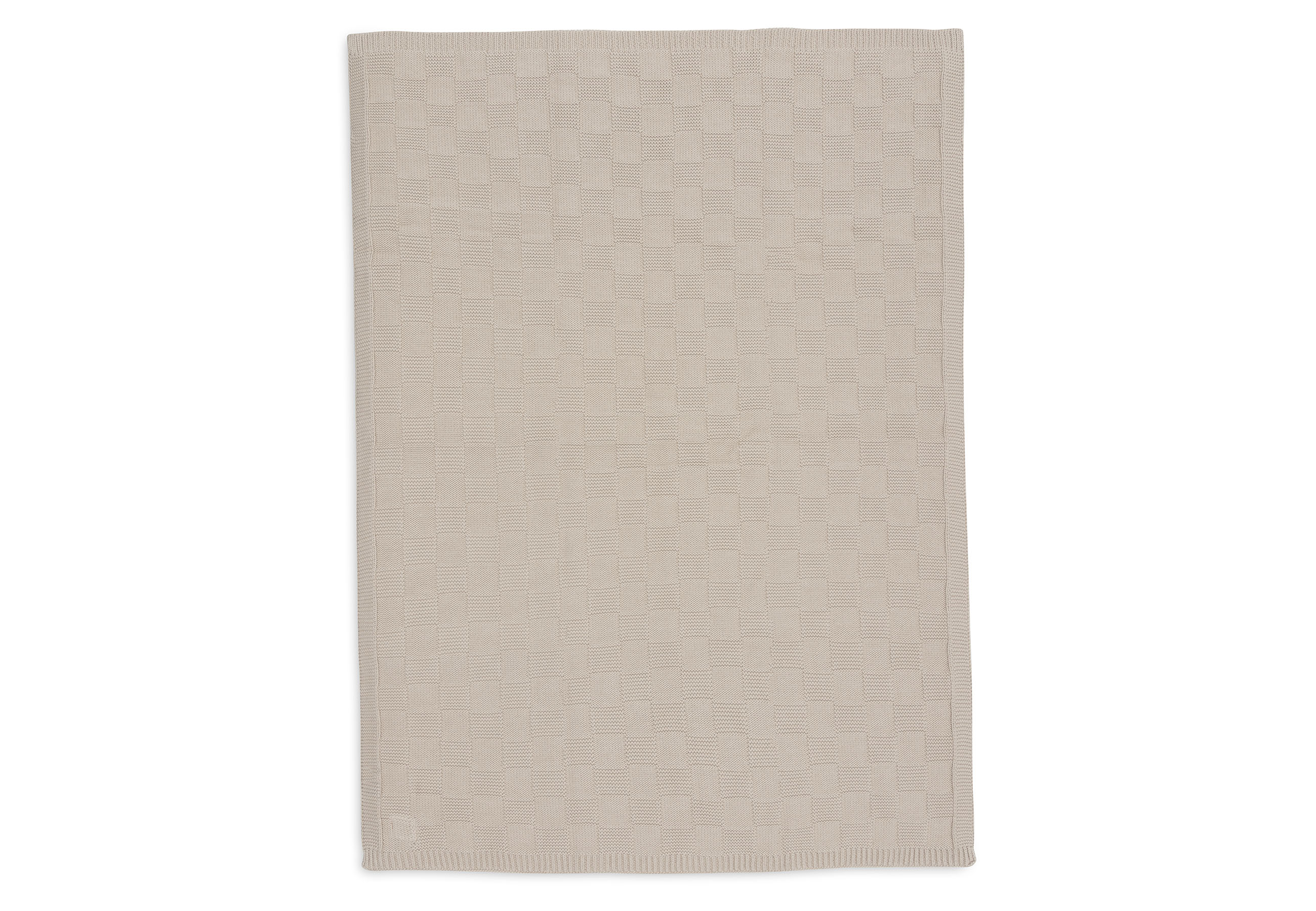 Jollein Filt 75x100cm Box Knit Warm Sand GOTS - 2