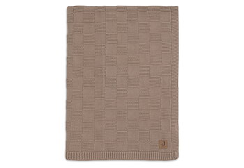 Jollein Filt 75x100cm Box Knit Milky Coffee GOTS