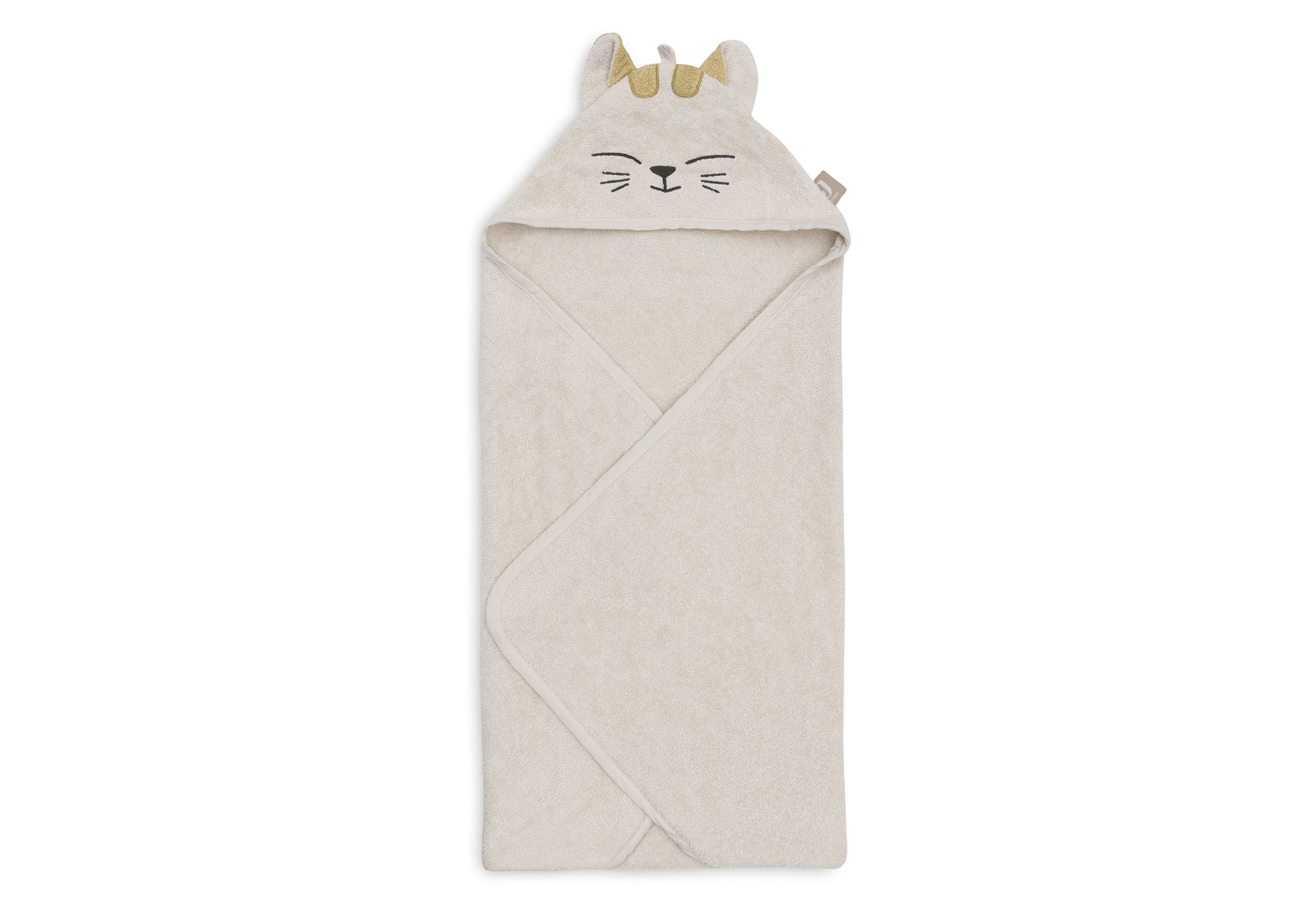 Jollein Badcape Frotté 75x75cm Charlie Cat - 3