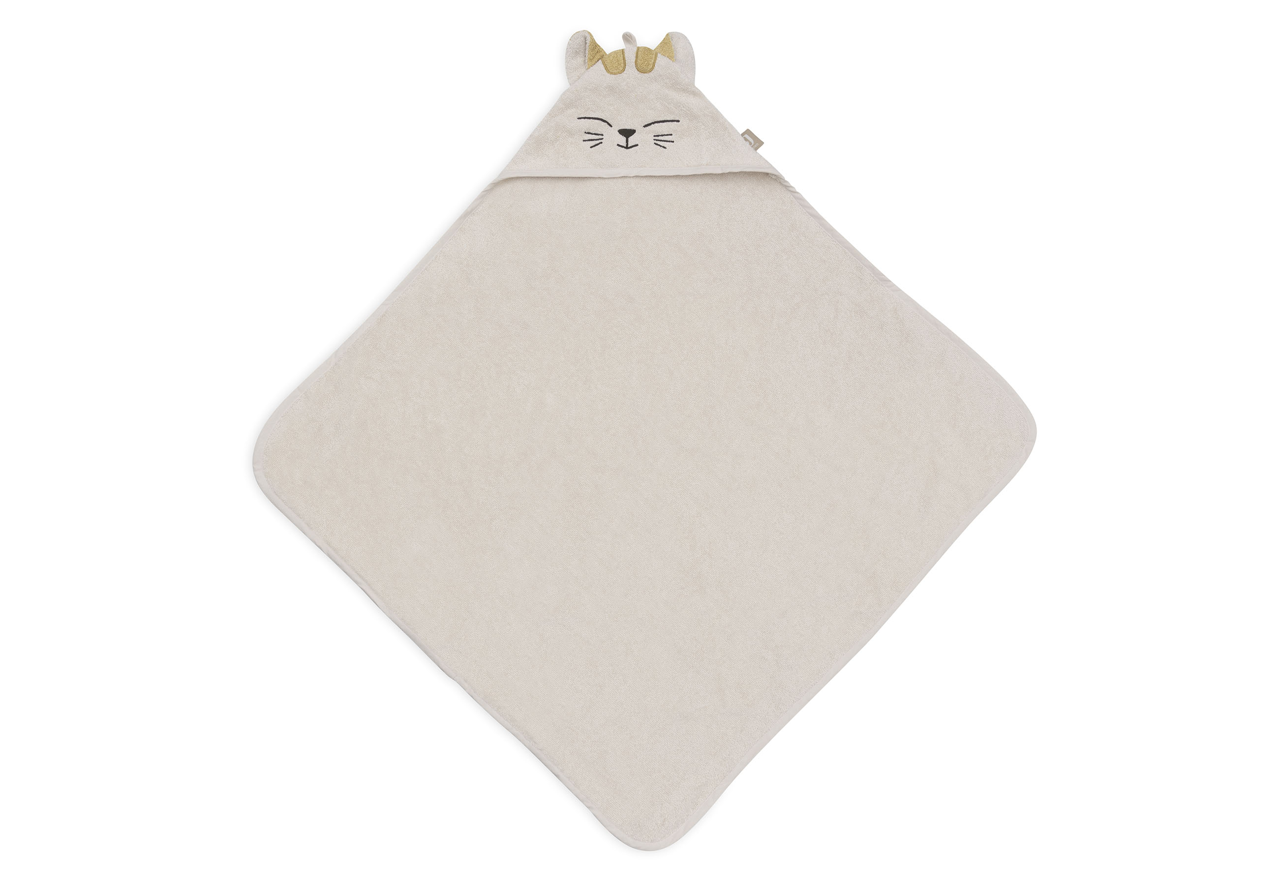 Jollein Badcape Frotté 75x75cm Charlie Cat - 2