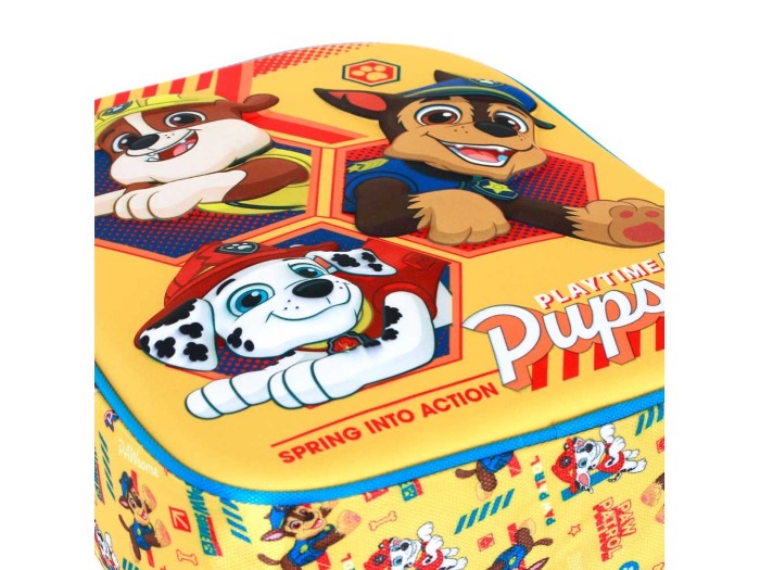 Paw Patrol Ryggsäck 3D Gul - 3