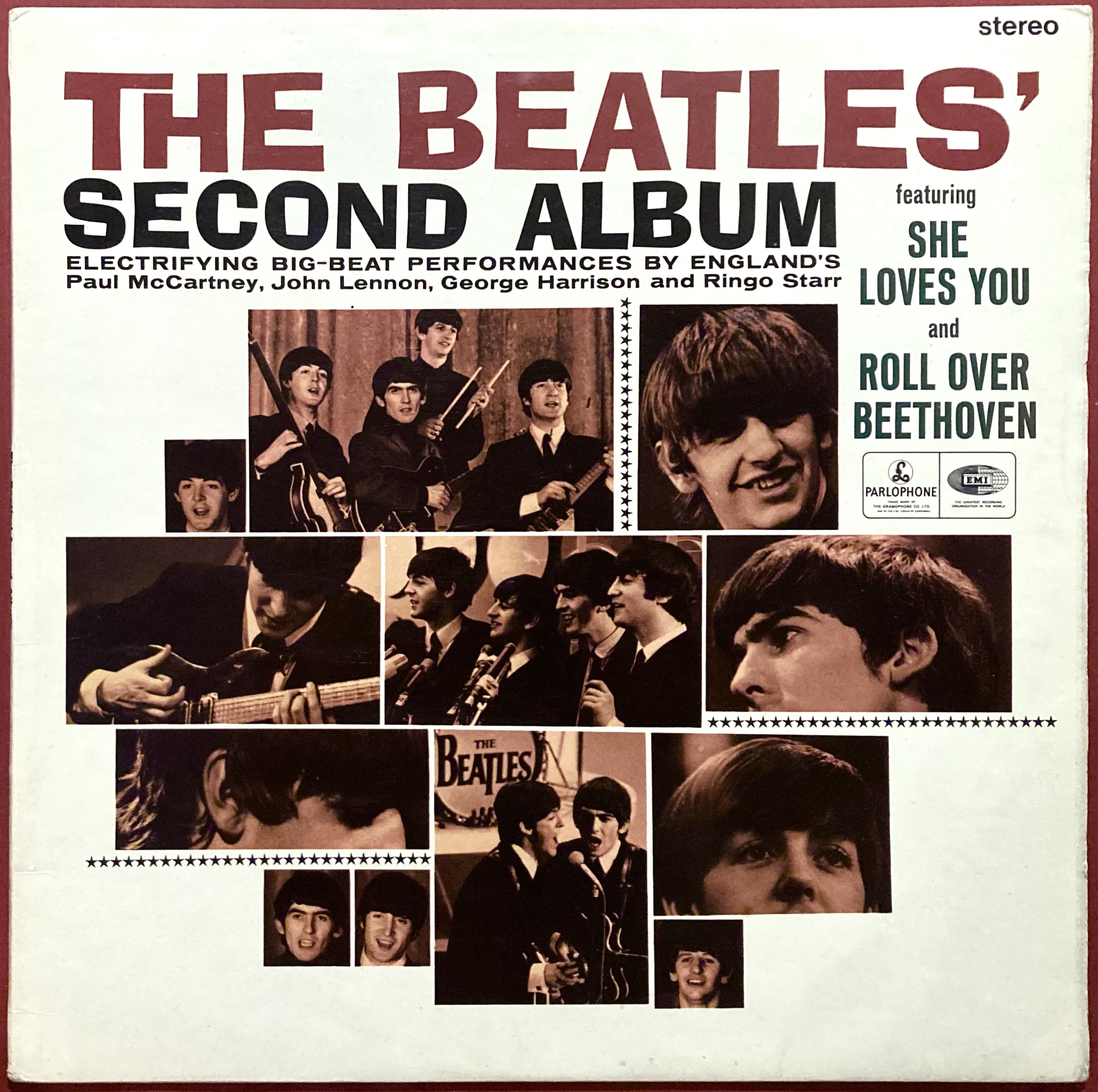 BEATLES - Second album McCarthy Misprint UK-orig Export LP 1965