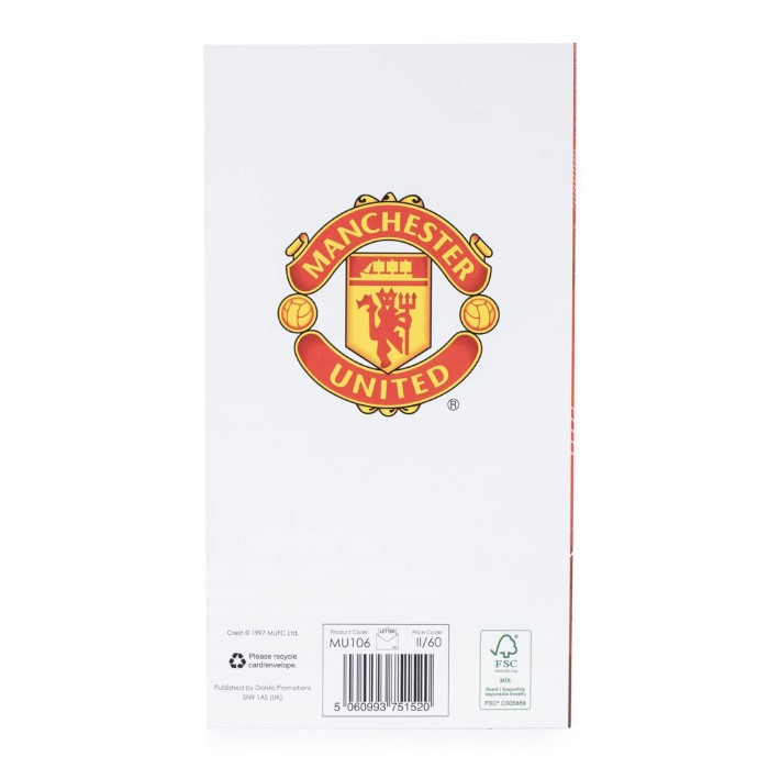 Manchester United Födelsedagkort Son  - 3