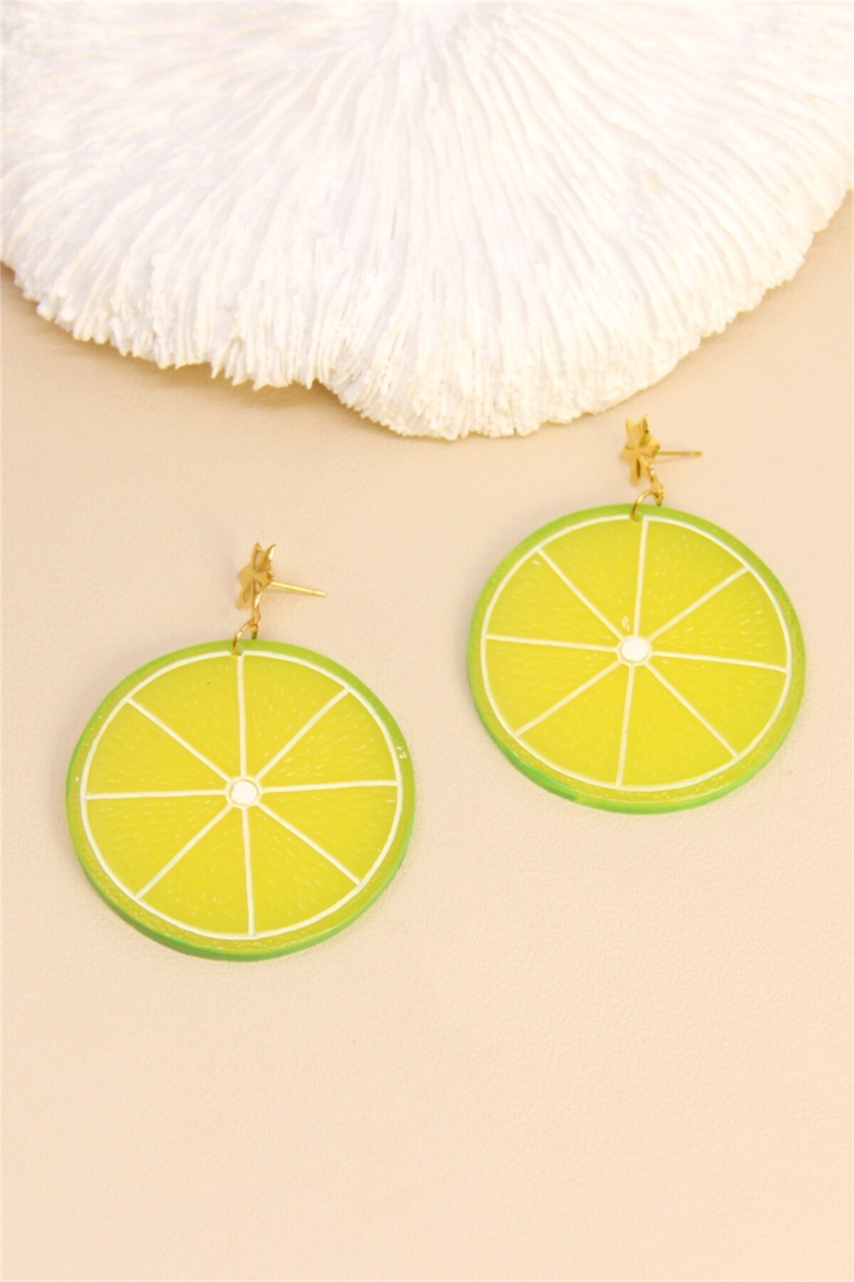Earrings lime - 2