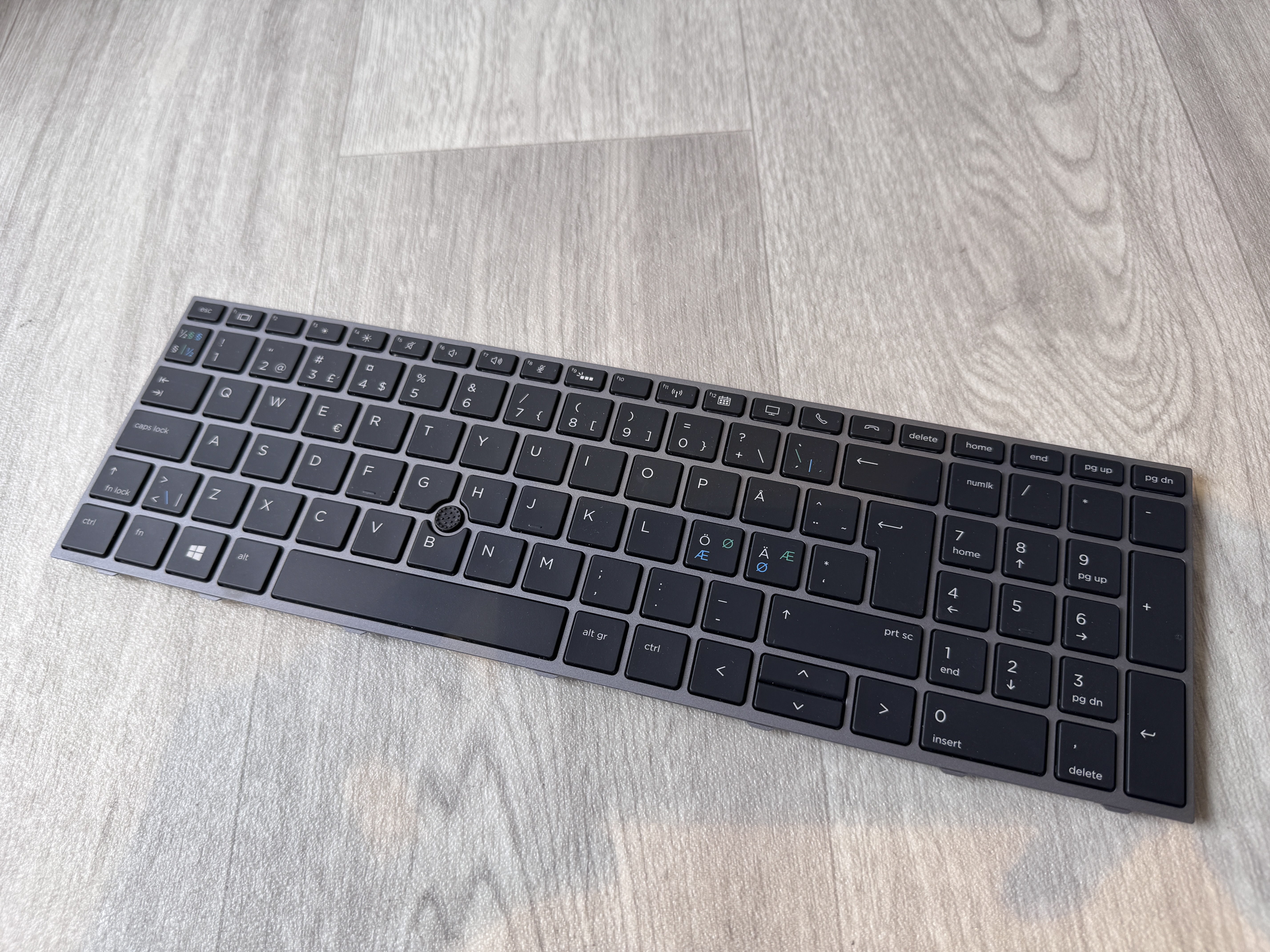 Original HP Nordic Keyboard  SN6174BL Zbook 15 17 G5 G6 Tangentbord
