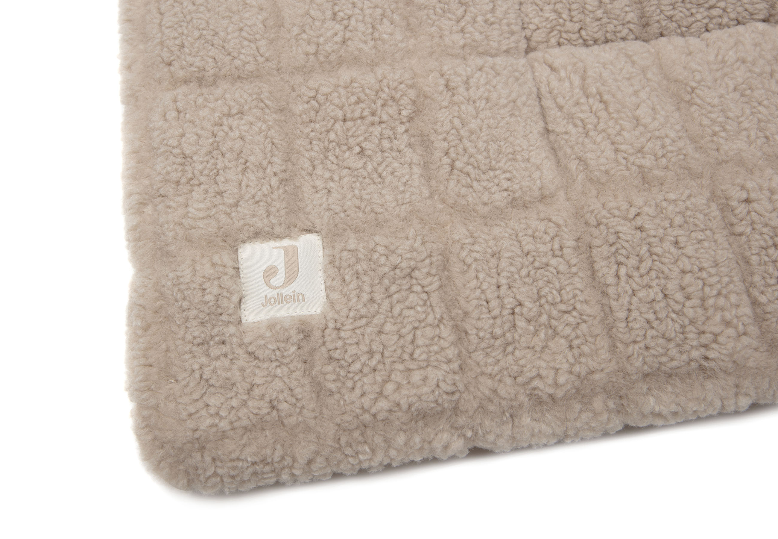 Jollein Lekmatta 75x95cm Box Teddy Warm Sand - 3