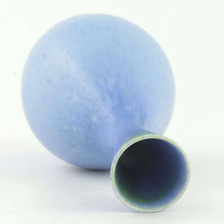 Sven Wejsfelt (1984) Unique Blue Haresfur Vase 15 cm