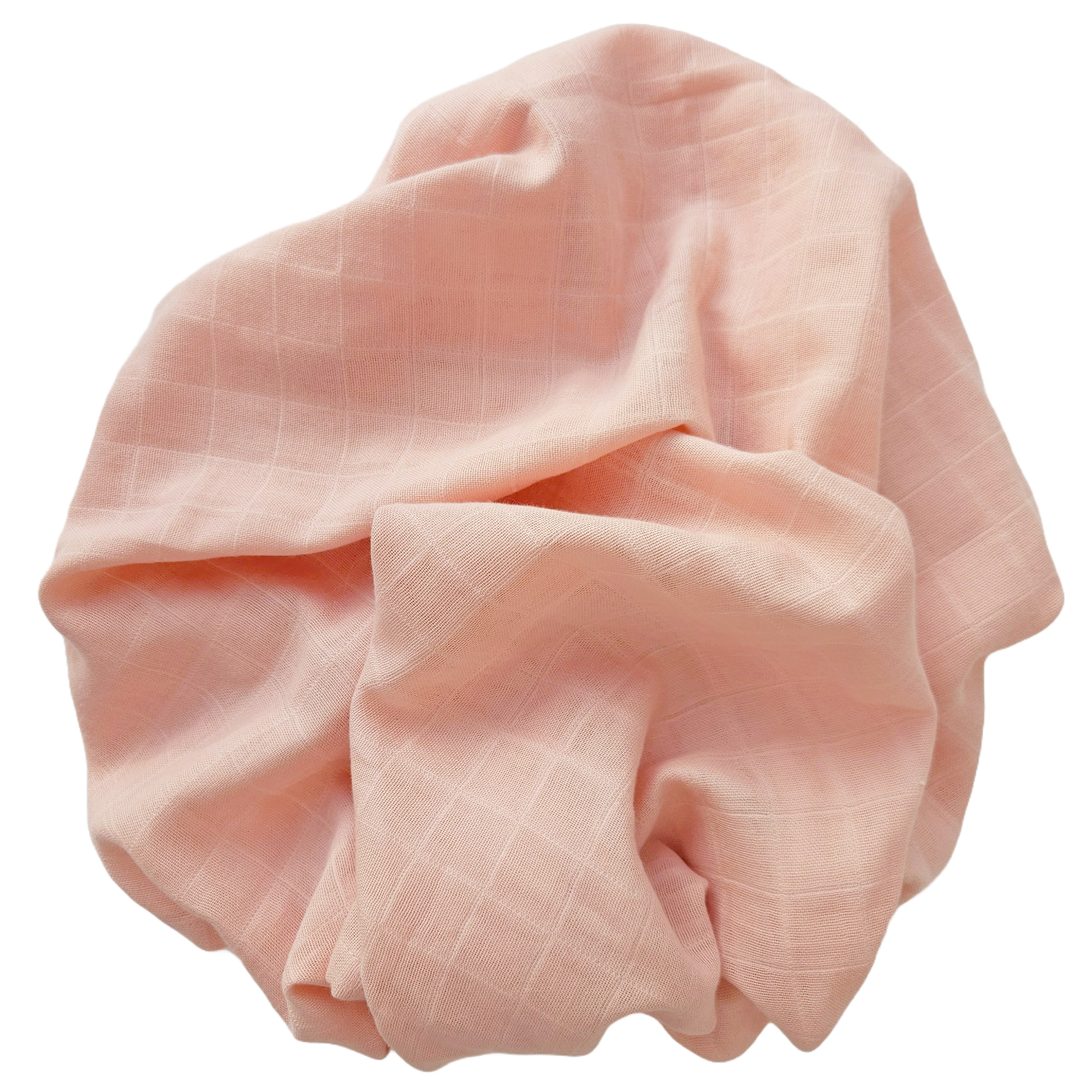 Filt Ekologisk Muslin        70x70 cm                   Persika - 2
