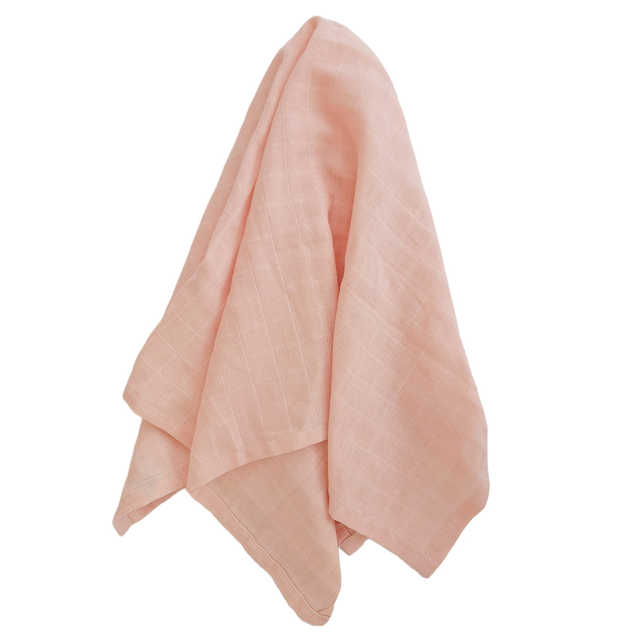 Filt Ekologisk Muslin        70x70 cm                   Persika - 3