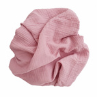 Filt Ekologisk Muslin 120x120 cm                       Blek rosalila - 3